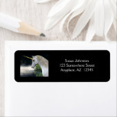 Unicorn in Mist Fantasy-adres Etiket (Insitu)