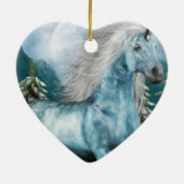 Unicorn in Moonlight Ornament (Achterkant)