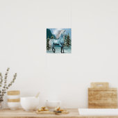 Unicorn in Moonlight Poster (Keuken)
