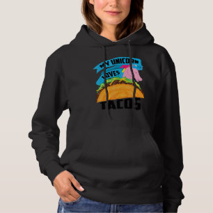 Unicorn in Taco Cool Nacho Cinco de Mayo Costume Hoodie