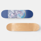 Unicorn in the Clouds Persoonlijk Skateboard (Horizontaal)