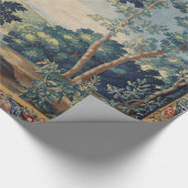 UNICORN IN WOODLAND LANDSCAPE,BOMEN,GROEIEN CADEAUPAPIER (Hoek)