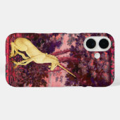 UNICORN IN WOODLAND LANDSCAPE,TREES,PINK BLUE Case-Mate iPhone CASE (Achterkant (horizontaal))