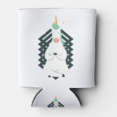 Unicorn in Yoga Pose Blikjeskoeler (Voorkant)