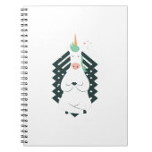 Unicorn in Yoga Pose Notitieboek (Voorkant)