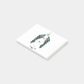 Unicorn in Yoga Pose Post-it® Notes (Schuin)