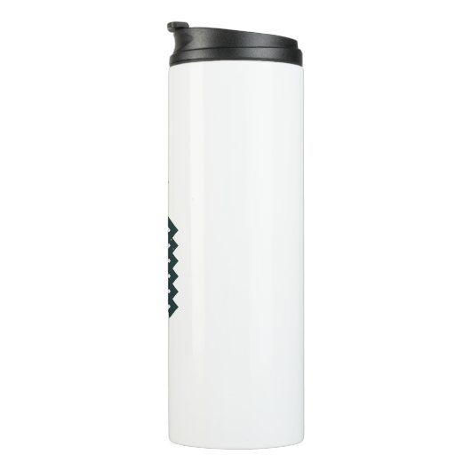 Unicorn in Yoga Pose Thermosbeker (Geroteerd rechts)