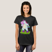 Unicorn Inline skating Roller schaatsen T-shirt (Voorkant volledig)