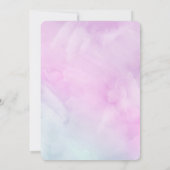 Unicorn Invitation Kaart (Achterkant)