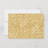 Unicorn Invoegen kaart Birthday douche Roze Gold G (Achterkant)