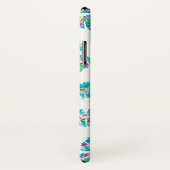 UNICORN Iridescent Blauwgroen Folie Metallic KISS  Case-Mate iPhone Case (Achterkant / rechts)