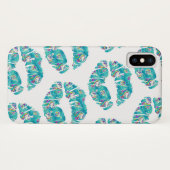 UNICORN Iridescent Teal Folie Metallic KISS LIPS Case-Mate iPhone Case (Achterkant (horizontaal))