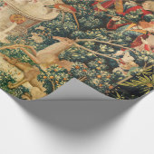 UNICORN IS GEVONDEN / Vond en andere dieren Cadeaupapier (Hoek)