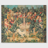 UNICORN IS GEVONDEN / Vond en andere dieren Cadeaupapier (Vlak)