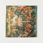 UNICORN IS GEVONDEN / Vond en andere dieren Wandkleed (Voorkant (horizontaal))