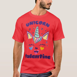 Unicorn is mijn valentijn 2 (2) t-shirt