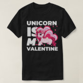 Unicorn is mijn valentijn Design T-shirt (Design voorkant)