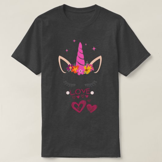 unicorn is mijn valentijn grappige Classic T-shirt (Design voorkant)