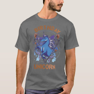 Unicorn jarig en Birthday unicorn en Japans T-shirt