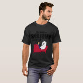 Unicorn je moet in jezelf geloven t-shirt (Voorkant volledig)