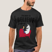Unicorn je moet in jezelf geloven t-shirt (Voorkant)