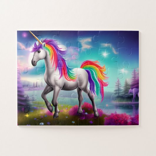 Unicorn Jigzaag Puzzle Legpuzzel (Horizontaal)
