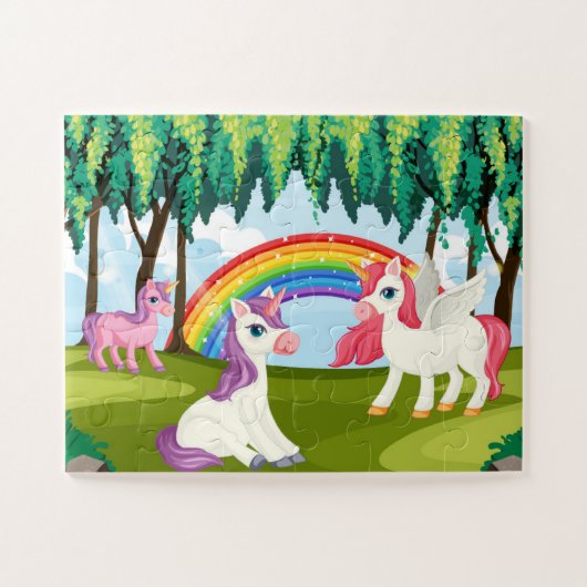 Unicorn Jigzaag Puzzle Legpuzzel (Horizontaal)