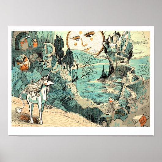Unicorn Journey Poster (Voorkant)