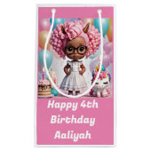 "Unicorn Joy"Gift Bag Klein Cadeauzakje (Voorkant)