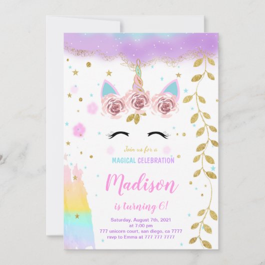 Unicorn Kaart (Voorkant)