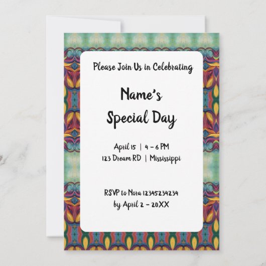 Unicorn Kaart (Achterkant)