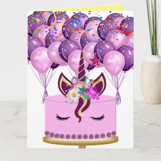 Unicorn-kaart Kaart (Voorkant)