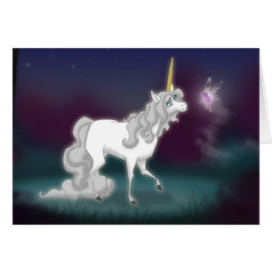 Unicorn-kaart (leeg binnenin)