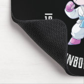 Unicorn Karate - Japanse krijgskunstenaar Muismat (Hoek)