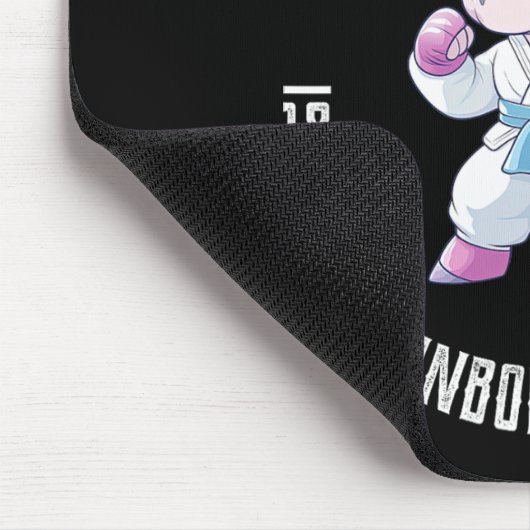 Unicorn Karate - Japanse krijgskunstenaar Muismat (Hoek)