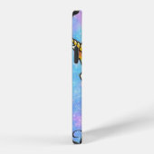 Unicorn Kawaii Cute Rainbow Gift Custom Text iPhone Hoesje (Rechterkant)