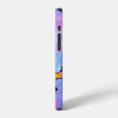 Unicorn Kawaii Cute Rainbow Gift Custom Text iPhone Hoesje (Linkerkant)