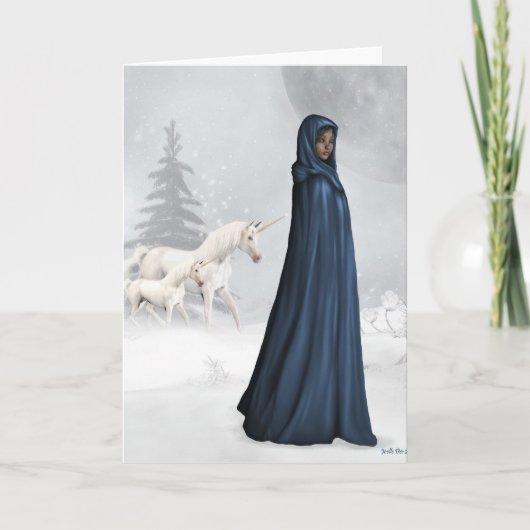 Unicorn Keeper-Wenskaart Kaart (Voorkant)