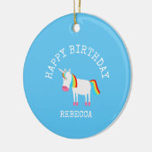 Unicorn Keramisch Ornament (Links)