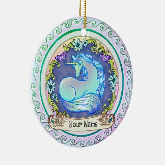  Unicorn Keramisch Ornament (Rechts)