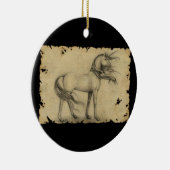 Unicorn Keramisch Ornament (Rechts)