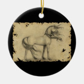 Unicorn Keramisch Ornament (Voorkant)
