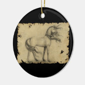 Unicorn Keramisch Ornament (Links)