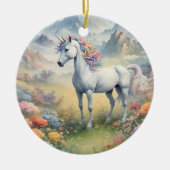 Unicorn Keramisch Ornament (Voorkant)