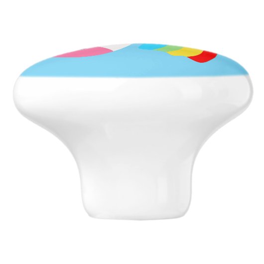 Unicorn Keramische Knop (Zijkant)