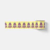 Unicorn kerstboomribbon satijnen lint (Voorkant)