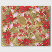 Unicorn kerstFeestdagen Lux Unicorn Spark Red1 Cadeaupapier (Vlak)