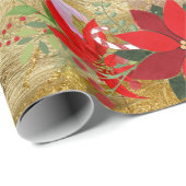 Unicorn kerstFeestdagen Lux Unicorn Spark Red1 Cadeaupapier (Rol Hoek)