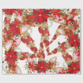 Unicorn kerstFeestdagen White Unicorn Spark VIP Cadeaupapier (Vlak)