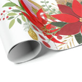 Unicorn kerstFeestdagen White Unicorn Spark VIP Cadeaupapier (Rol Hoek)